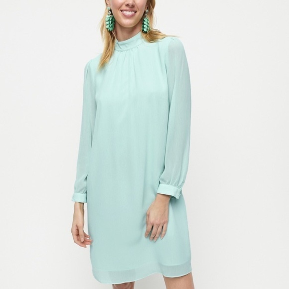 J. Crew Mockneck Shift Dress Size 00